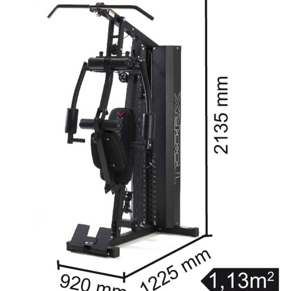 Stazione Salvaspazio Fitness Multifunzione All in One MSX 70 Toorx