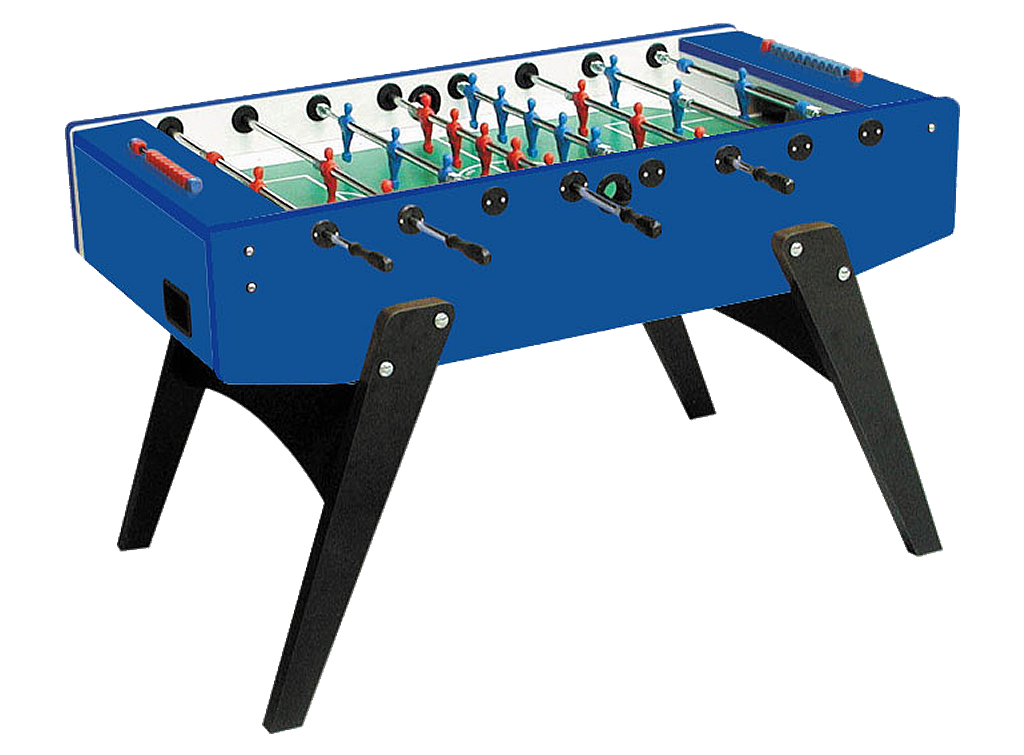 Calciobalilla G2000 Blu con Aste Rientranti- biliardino Garlando con 50 Palline in Omaggio cd. G2000BLRCVL