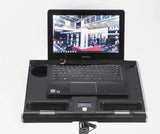 Bici da Camera BRX-OFFICE COMPACT Salvaspazio-Accesso Facilitato-Scrivania Regolabile in Altezza/Inclinazione Linea Toorx PESO MASSIMO UTENTE 100 Kg Gym Bike