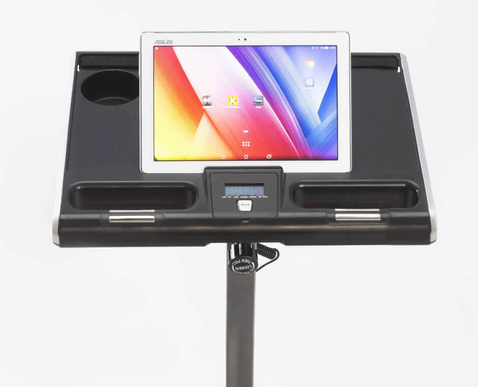 Bici da Camera BRX-OFFICE COMPACT Salvaspazio-Accesso Facilitato-Scrivania Regolabile in Altezza/Inclinazione Linea Toorx PESO MASSIMO UTENTE 100 Kg Gym Bike
