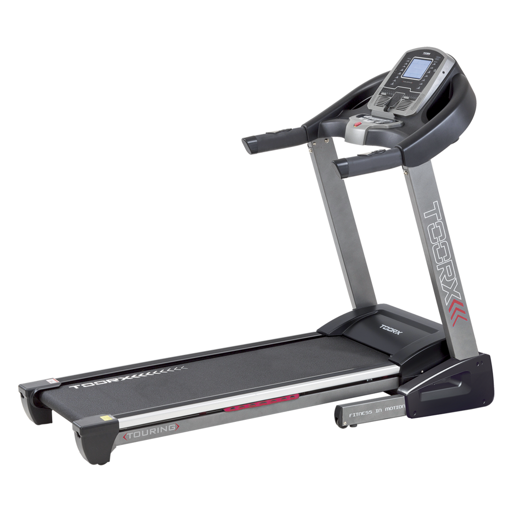 Promo Treadmill Salvaspazio Tapis Roulant Touring 3.0 Toorx Inclinazione Elettrica e Fascia Cardio Inclusa - APP Ready 3.0 - Utente 130 Kg - Velocità: 1 - 22 Km/h - Piano Corsa 53 x 148 cm - Tappeto Elettrico Palestra