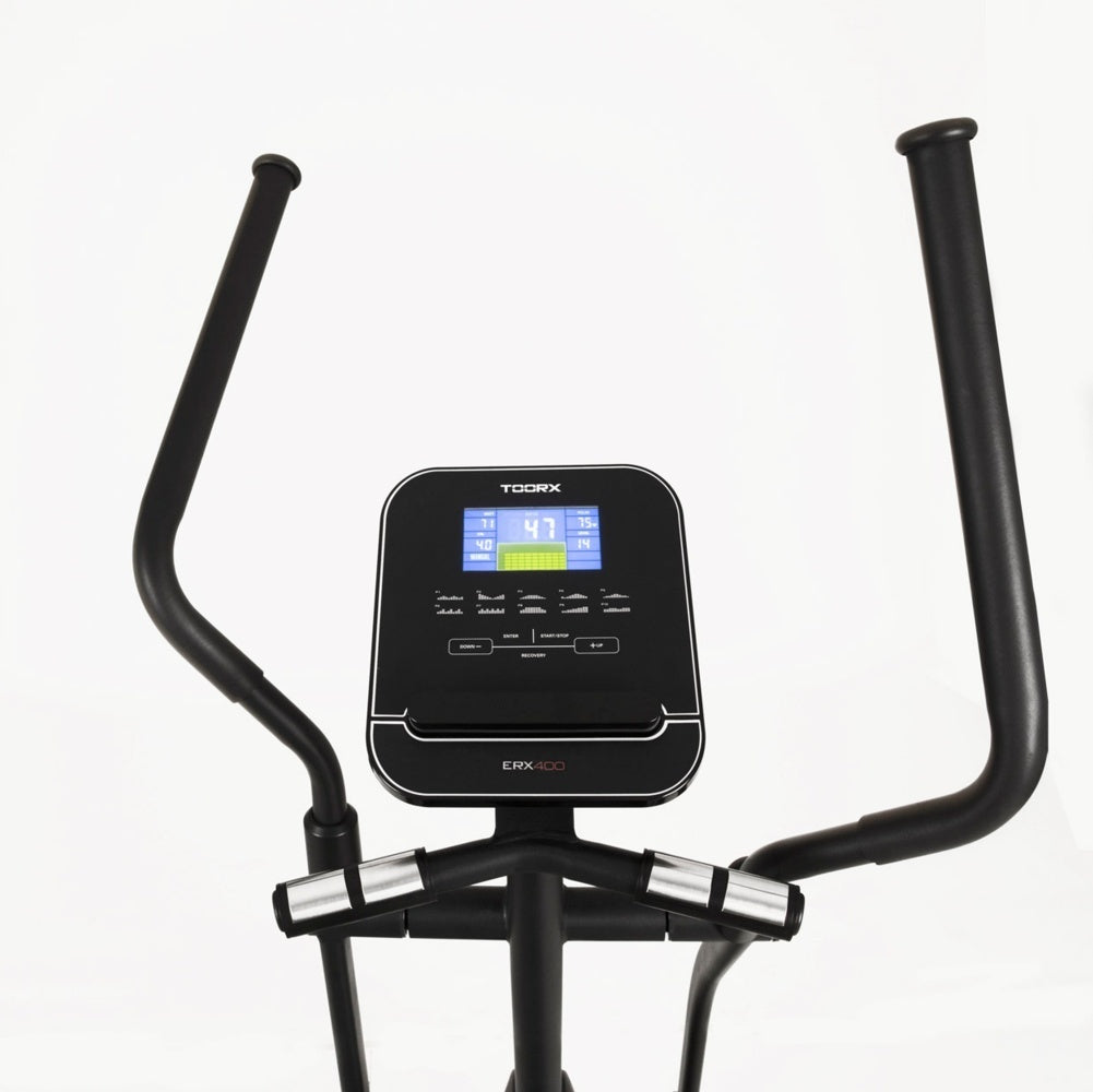 PROMO Ellittica Elettromagnetica ERX-400 HRC Volano Anteriore Richiudibile con Ricevitore Wireless -App Ready 3.0-Linea Toorx Chrono Line