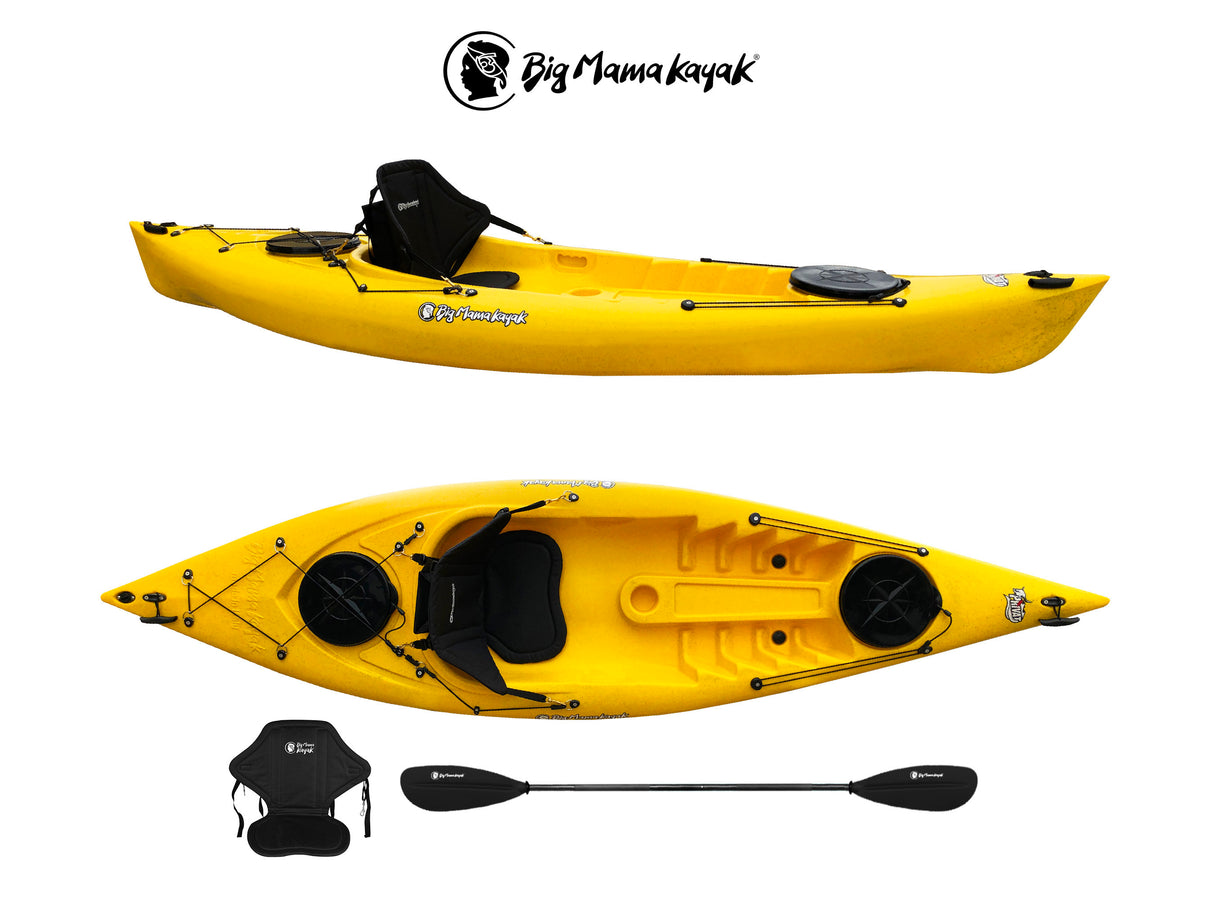 KAYAK MONOPOSTO PRIVAT 2.0 BIG MAMA KAYAK - CANOA DA 295 CM + 2 GAVONI+ 1 PAGAIA + 1 SEGGIOLINO (FULL PACK)