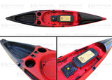 KAYAK PROFISH 440 LUNGHEZZA 437 CM - VIKING KAYAKS INCLUSO SEGGIOLINO E PAGAIA