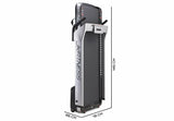 Tapis Roulant Jk Fitness Supercompact 48 Compatibili Zwift E Kinomap - Velocità 16 Km/h - Motore 2.0 Hp - Peso Max Utente 120 Kg Cod.sc-48 Silver