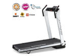 Tapis Roulant Jk Fitness Supercompact 48 Compatibili Zwift E Kinomap - Velocità 16 Km/h - Motore 2.0 Hp - Peso Max Utente 120 Kg Cod.sc-48 White
