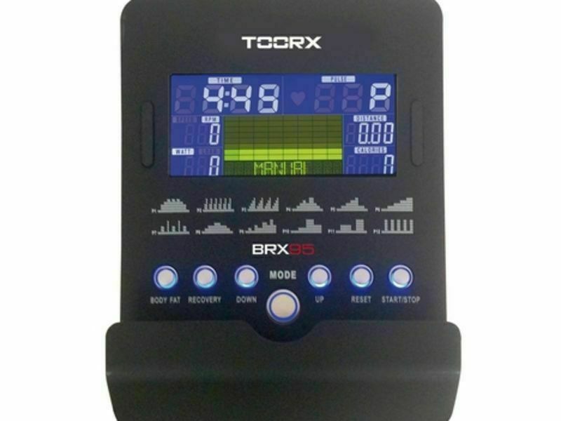Bici da Camera Elettromagnetica Cyclette Accesso Facilitato Brx 95 Hrc Bike Toorx Con Ricevitore Wireless - Volano 10 Kg - Peso Utente 125 Kg Fitness Gym cod. BRX-95