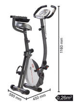 Bici da Camera Richiudibile Brx-compact Multifit Cyclette Salvaspazio Accesso Facilitato E Manubrio Regolabile In Altezza E Inclinazione Toorx Cod.brx-compact-mfit Gym Bike