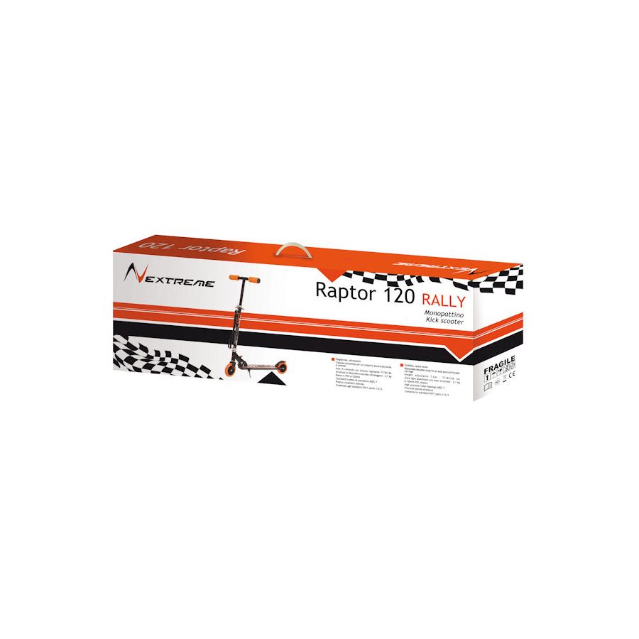 Monopattino RAPTOR 120 FLOWER COD.GRG-044 bianco fucsia Nextreme