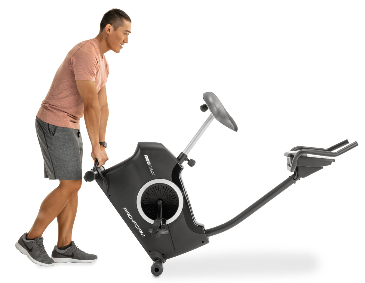 Promo Cyclette Proform 225 CSX peso volano 7 kg - peso max utente 125 kg cod.PFEX32921-INT - Abbonamento iFit incluso x un mese