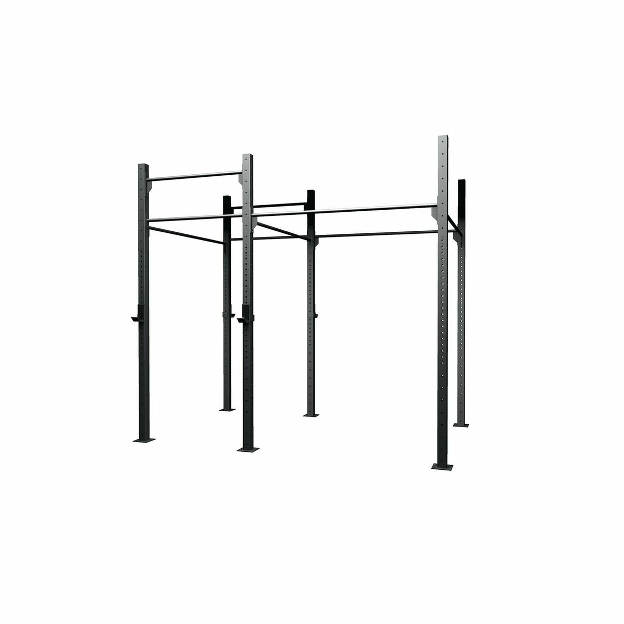 Gabbia MASTER 2 Campate Autoportante struttura 75 x 75 x 3,2 mm. / 2 coppie di appoggi bilanciere incluse LINEA GABBIE CROSSTRAINING & CALISTHENICS INDOOR cod. G75-2A
