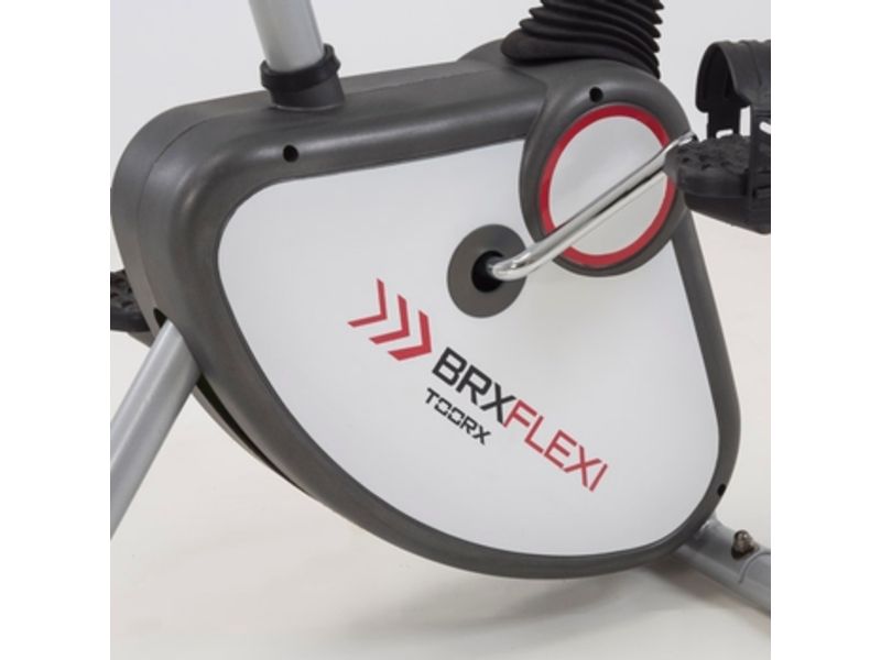 Brx-flexi Toorx - Cyclette Salvaspazio In 47 Cm Con Funzione Voga - Cod.brx-flexi Gym Bike Bici da Camera Richiudibile