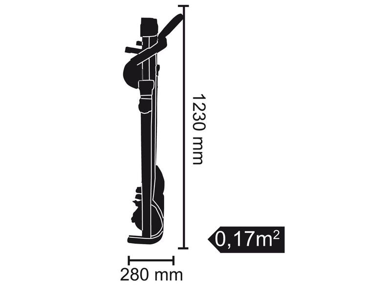 Tapis Roulant Magnetico TFK-SLIM MAG Slim Ultracompatto Salvaspazio Linea Everfit Piano Corsa 38 x 102 cm Peso max utente 100 Kg