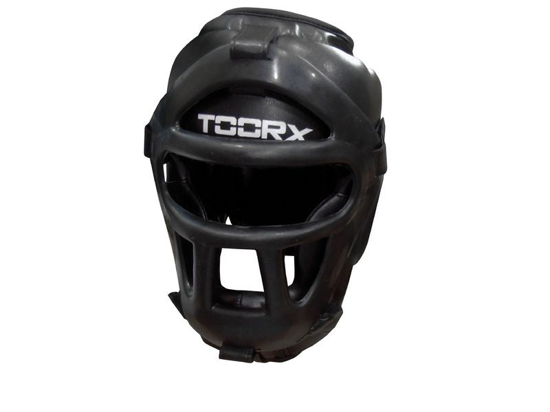 Casco Boxe/Kickboxing + Griglia Poli-Carbonato Taglia L/XL cod.BOT-014 Linea Toorx