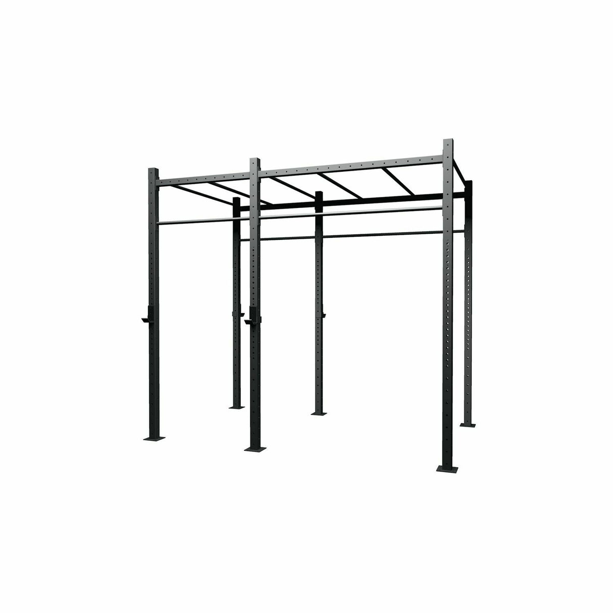 Gabbia MASTER 2 Campate Autoportante con Monkey Station struttura 75 x 75 x 3,2 mm. / 1 coppia di appoggi bilanciere inclusa LINEA GABBIE CROSSTRAINING & CALISTHENICS INDOOR cod. G75-2AMS