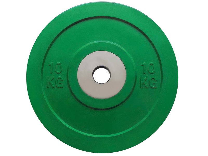 Disco BUMPER Competition - 10 kg. Ø 45 cm. Foro Interno 50 mm. Linea Toorx cod. DBC-10