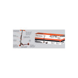 Monopattino RAPTOR 120 FLOWER COD.GRG-044 bianco fucsia Nextreme