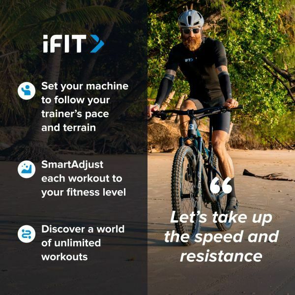 Promo Gym Bike Studio 27i resistenza magnetica Nordictrack cod.NTEX02722-INT - con App Ifit integrata - peso max utente 160 kg schermo touchscreen da 27"