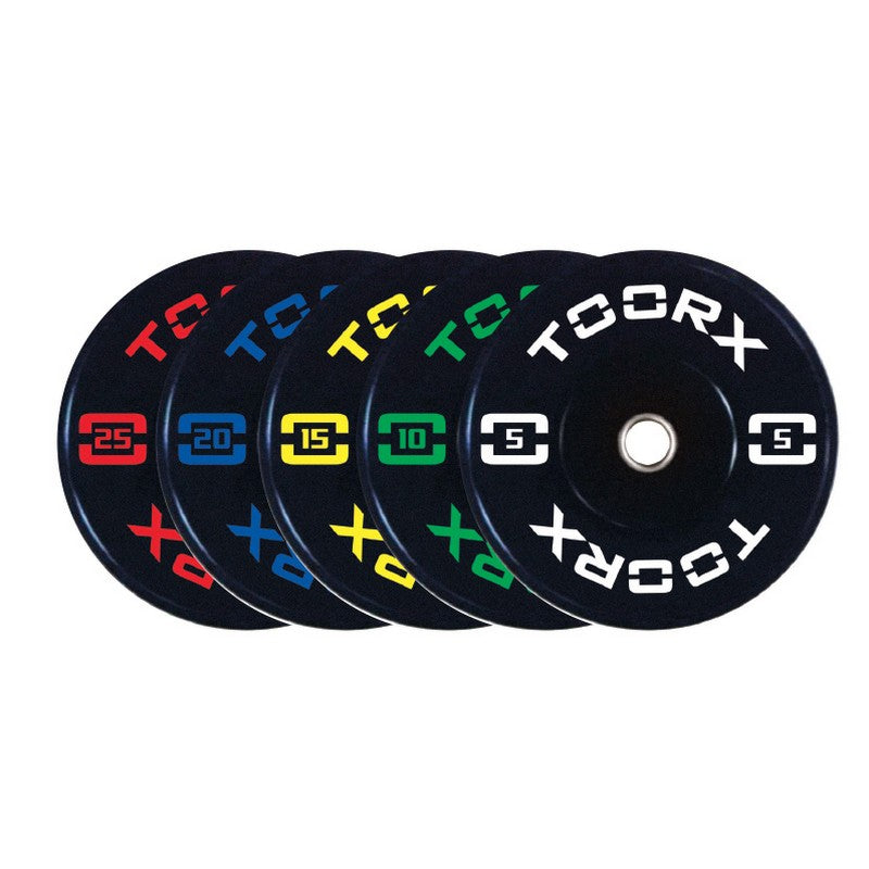 Disco BUMPER Training Absolute - 25 kg. Ø 45 cm. Foro Interno 50 mm. Linea Toorx cod. ADBT-25