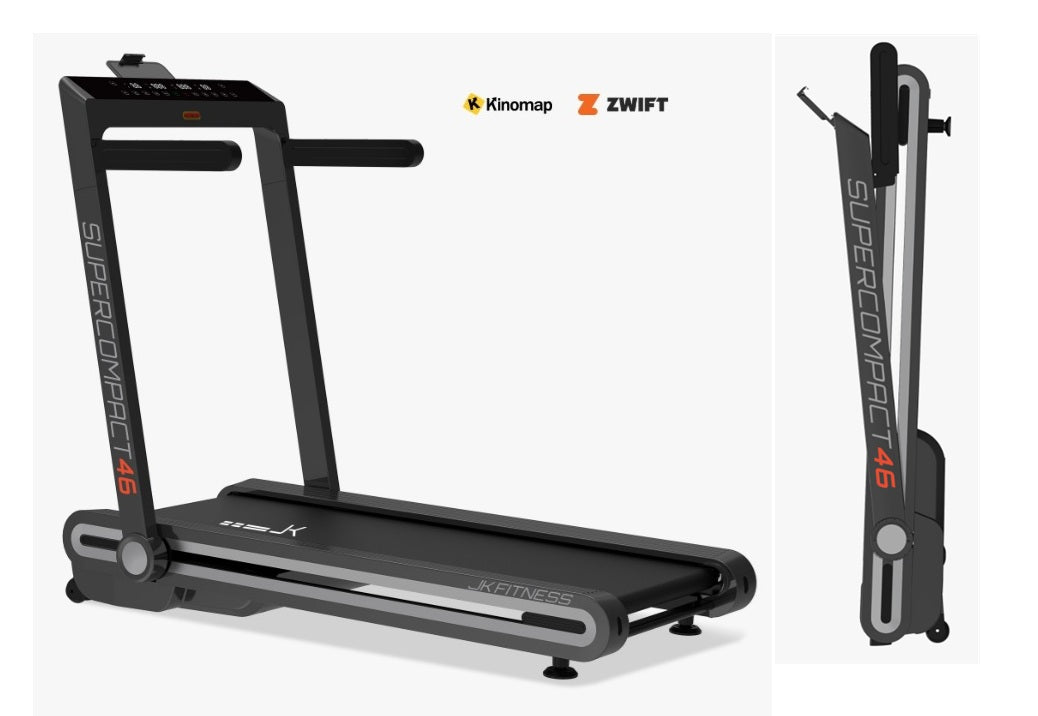 Tapis Roulant Jk Fitness SC46 - salvaspazio Compatibile Zwift E Kinomap - Velocità 16 Km/h - Motore 2.5 Hp - Peso Max Utente 110 kg cod.SC46
